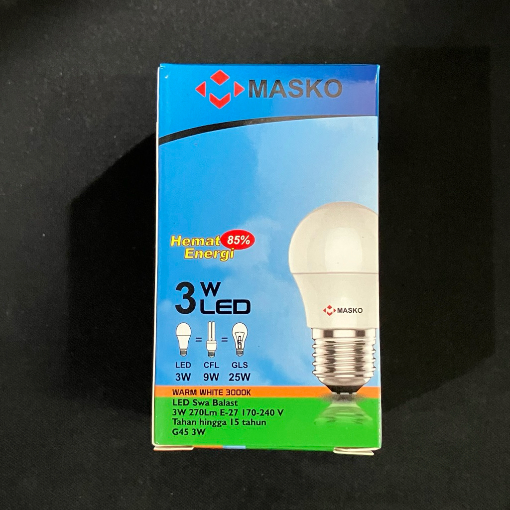 MASKO LED 3W Kuning
