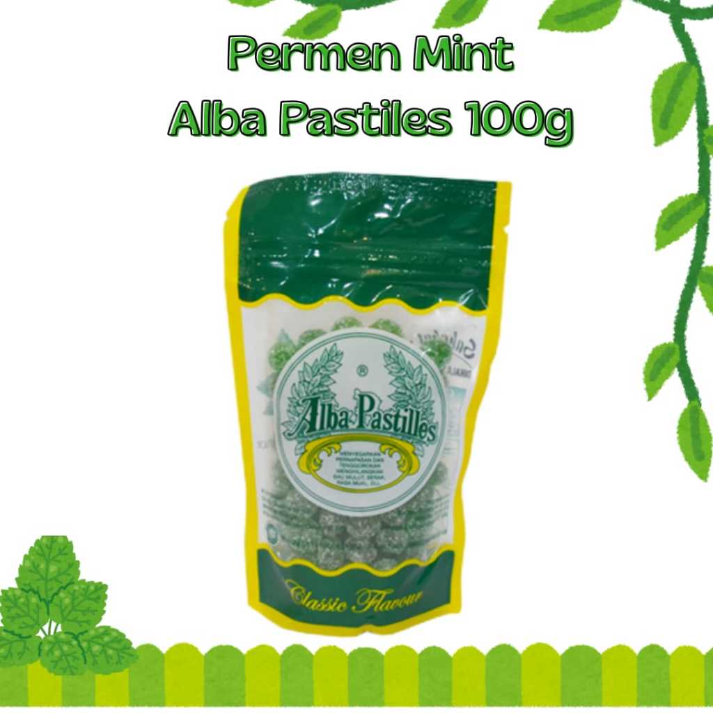 Alba Pastiless Permen Jadul 100gr / Jajanan Jadul PERMEN MINT