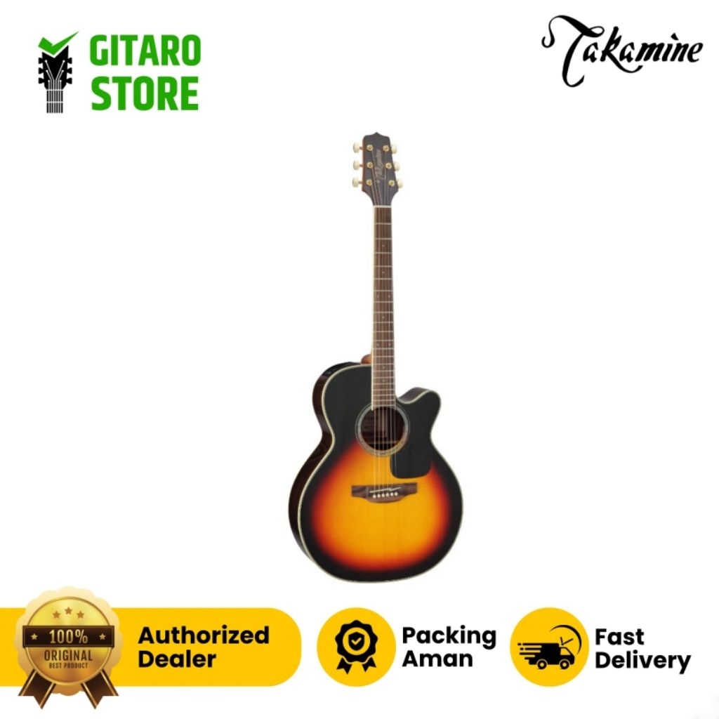 Gitar Akustik Elektrik TAKAMINE GN51CE Gitar Takamine GN 51 CE Original-Brown Sunburst