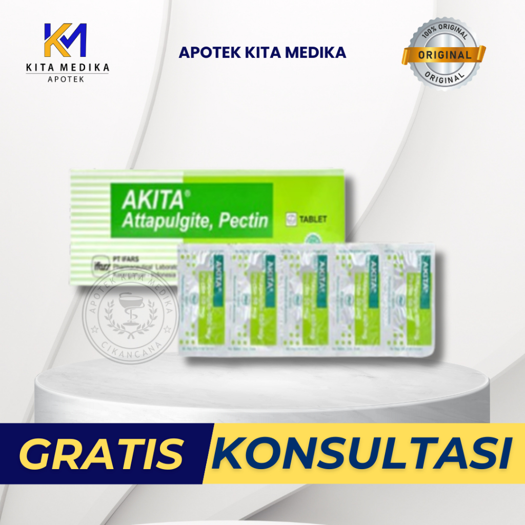 AKITA® TABLET Obat (Diare, Mencret, Mules, Sakit Perut)