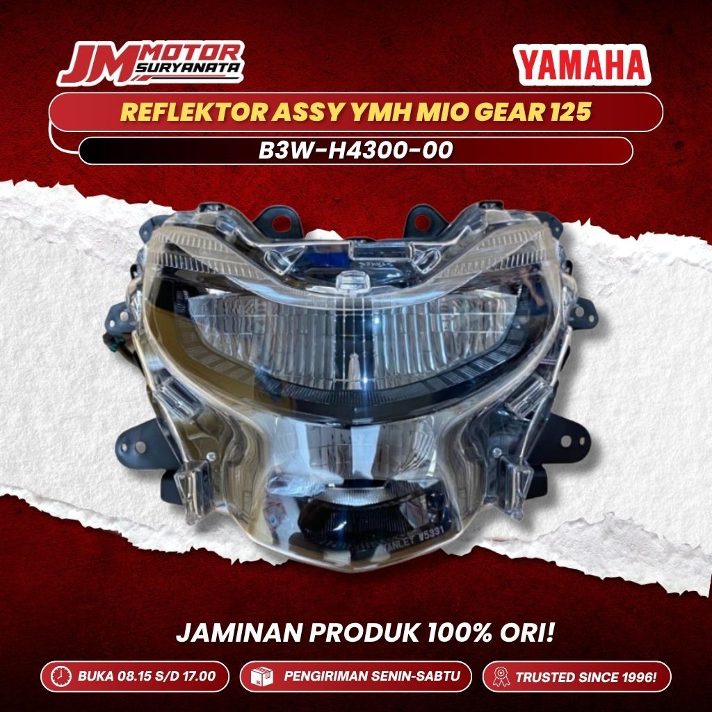 REFLEKTOR ASSY YMH MIO GEAR 125 ORIGINAL NEW