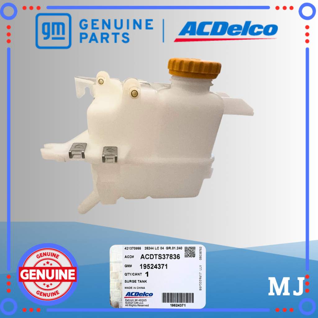 ORIGINAL GM ACDELCO Tabung Reservoir Air Radiator Plus Tutup Cap CHEVROLET CAPTIVA NFL NON FACELIFT 