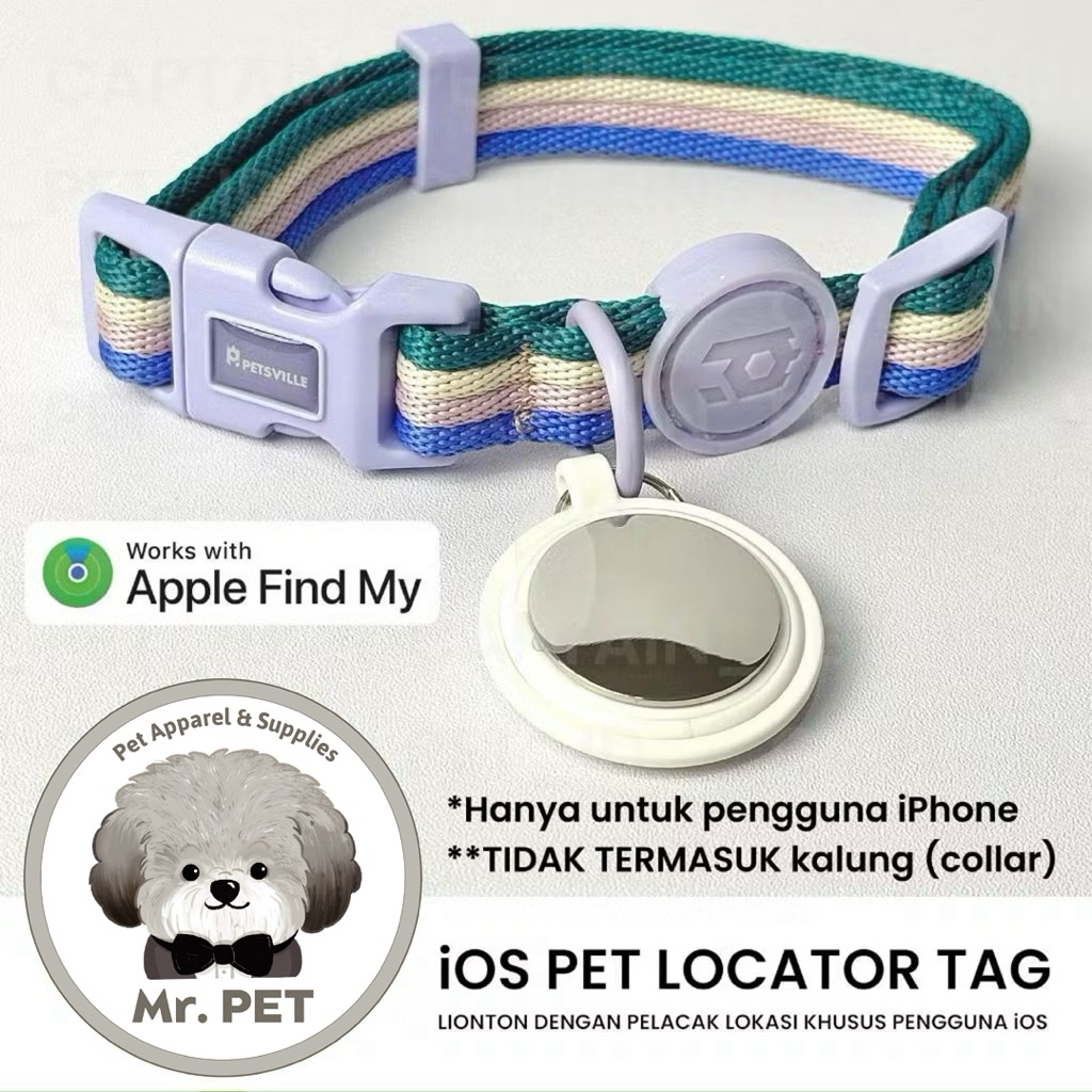 PET TRACKER PELACAK LOKASI HEWAN PELIHARAAN GPS PET AIRTAG