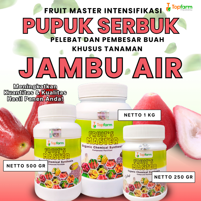 Pupuk Serbuk Jambu Air / Pupuk Jambu Air Pelebat Buah Dan Anti Rontok / Pupuk Jambu Air Agar Cepat B