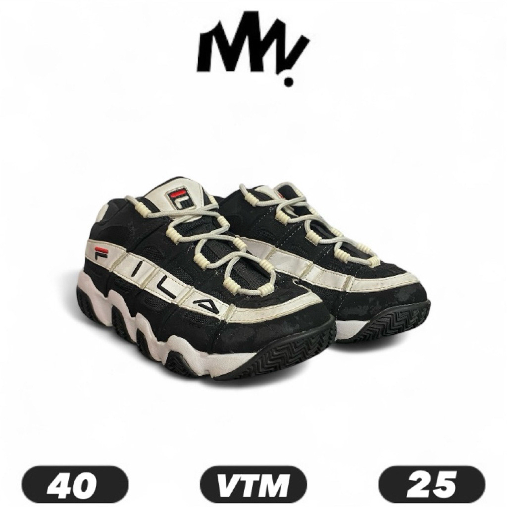 Malo.Nrr - 40 25 Cm SEPATU SNEAKERS CASUAL FILA BARRICADE LOW PRIA PILIHAN