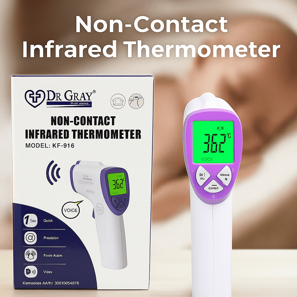 Termometer Tembak Non Contact Dr Gray Thermometer Infrared IT-916