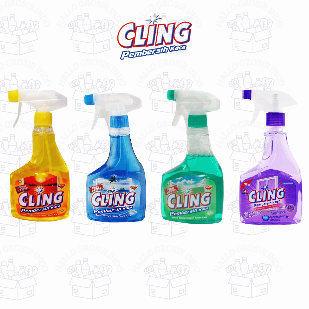 Cling Botol Spray 440ml - Pembersih Kaca Spray / Cling Pembersih Kaca