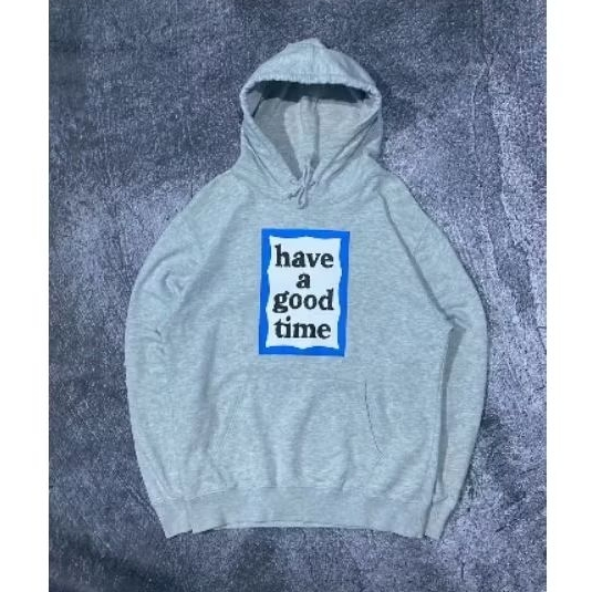 Hoodie Have a good time blue frame