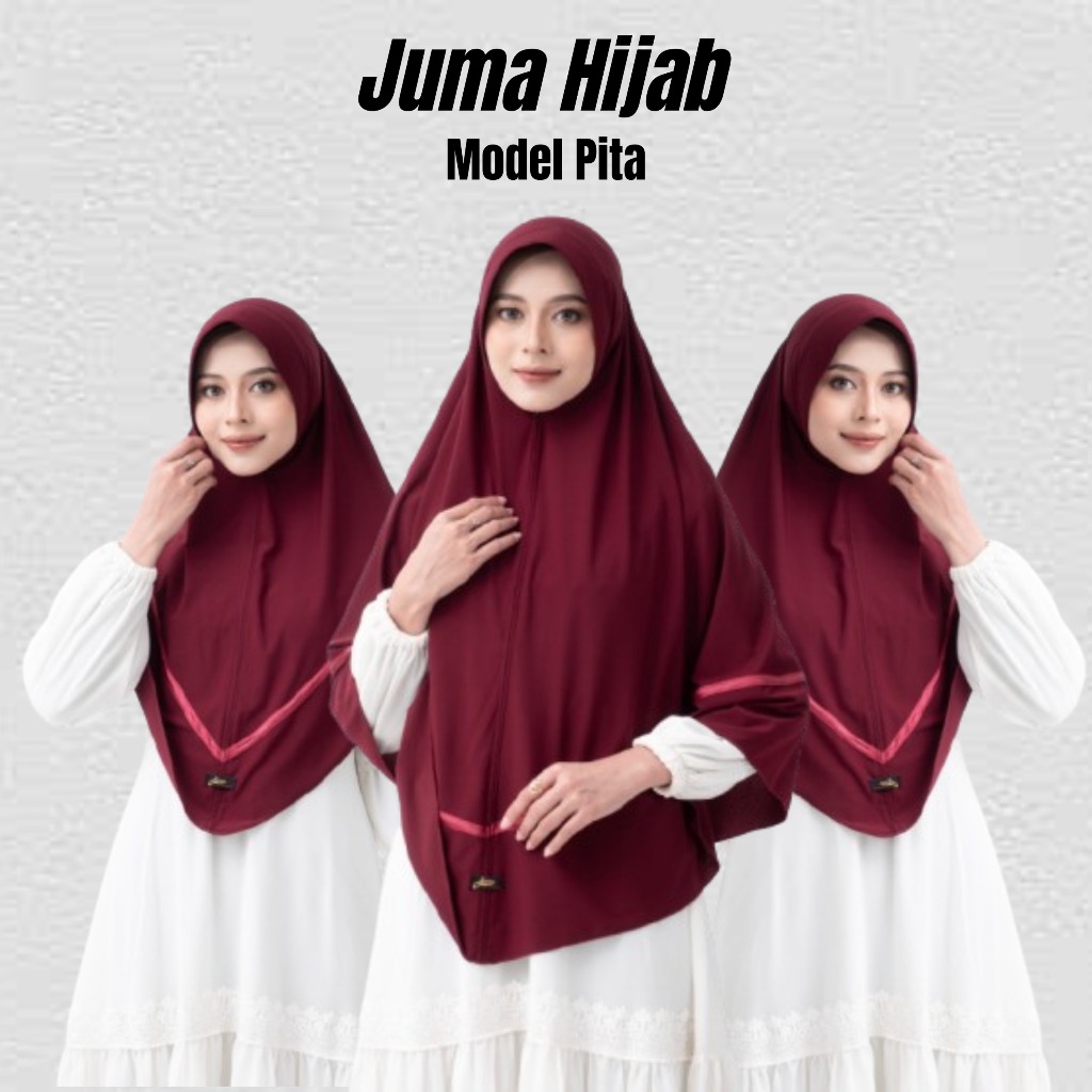 JUMA Hijab Pita Jersey Premium Kerudung Wanita Muslimah Standar dan Jumbo