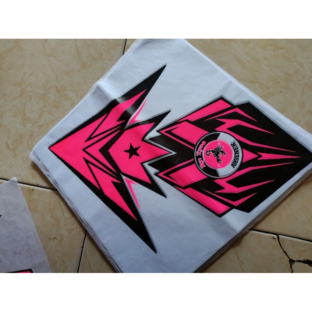 KERTAS MINYAK LAYANGAN 2WARNA MURAH MERIAH