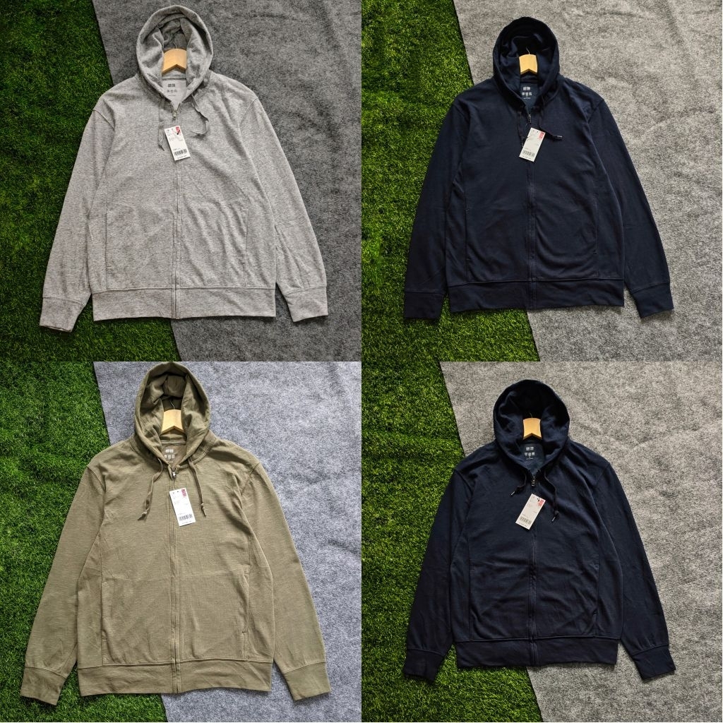 HOODIE ZIPPER UNIQLO AIRISM