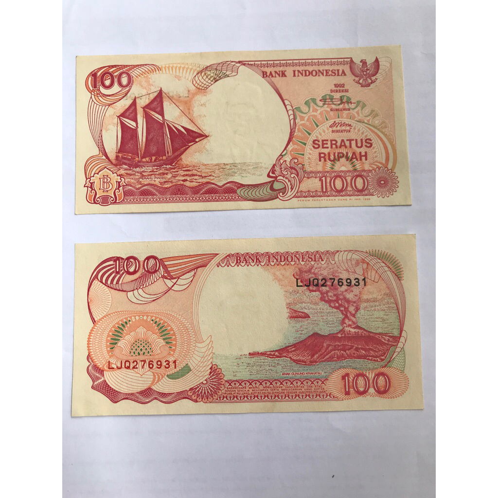 uang kuno baru gress UNC