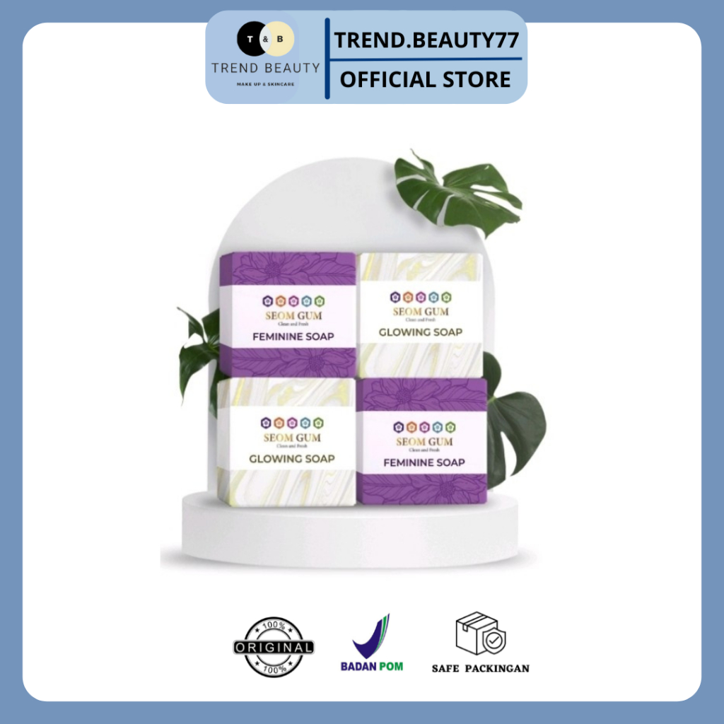 SEOM GUM - seomgum UNGU GLOWING SOAP ORIGINAL - seom gum soap glowing