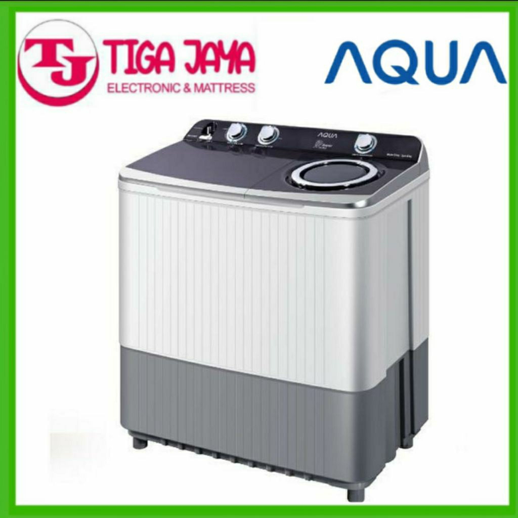 AQUA QW-7031HT MESIN CUCI 2 TABUNG 7 KG WHITE QW7031HT