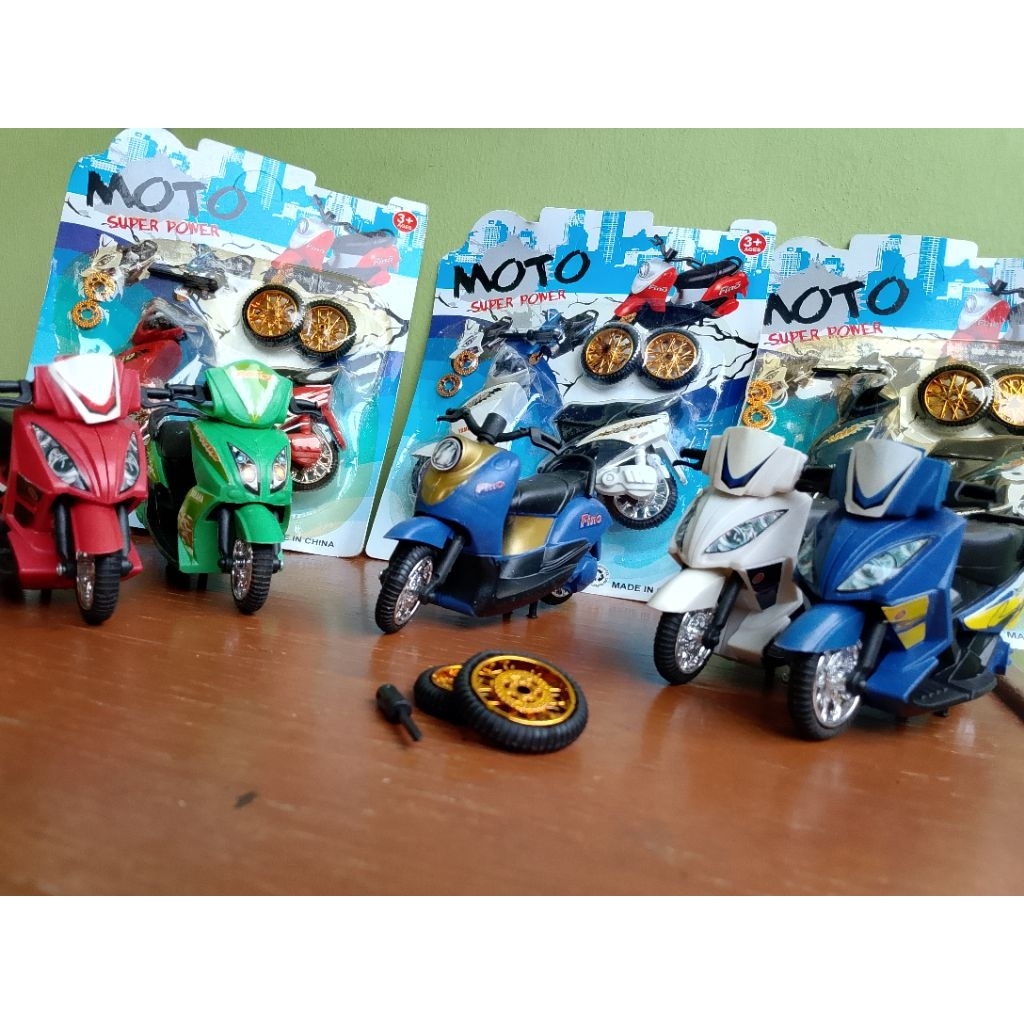 | MAINAN | MINIATUR | MOTOR MIO | MOTOR FINO |