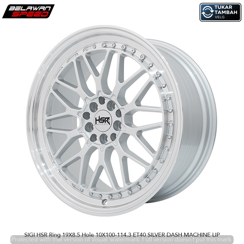 velg mobil hsr sigi Ring 19 pcd 5X100/114.3 untuk camry accord mazda cx5 altis new avanza ft86 dll-s