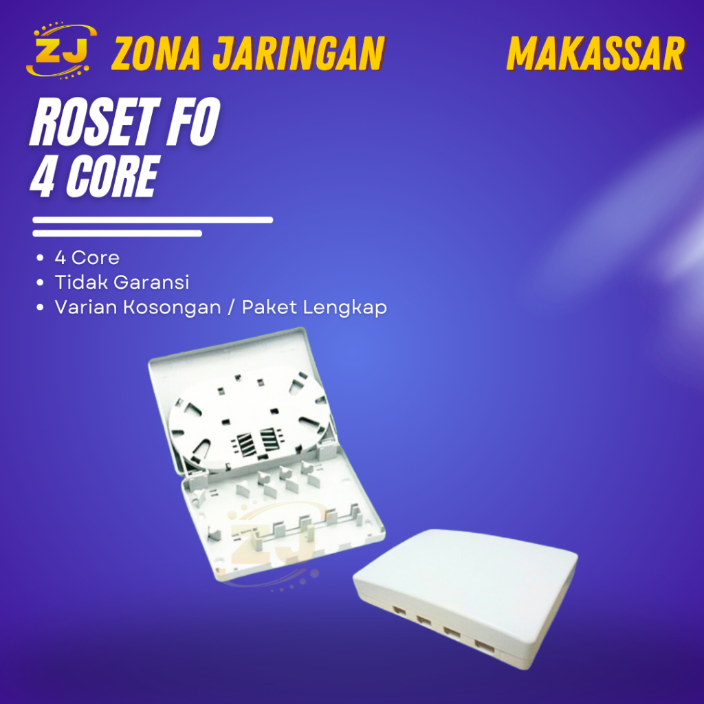 Roset Fiber Optic 4 Core kosongan|Roset FO 4 Core