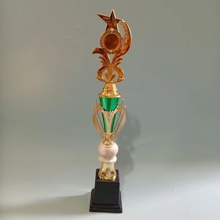 PIALA OSLO KECIL HIJAU | PIALA SET DAN SATUAN | PIALA MURAH