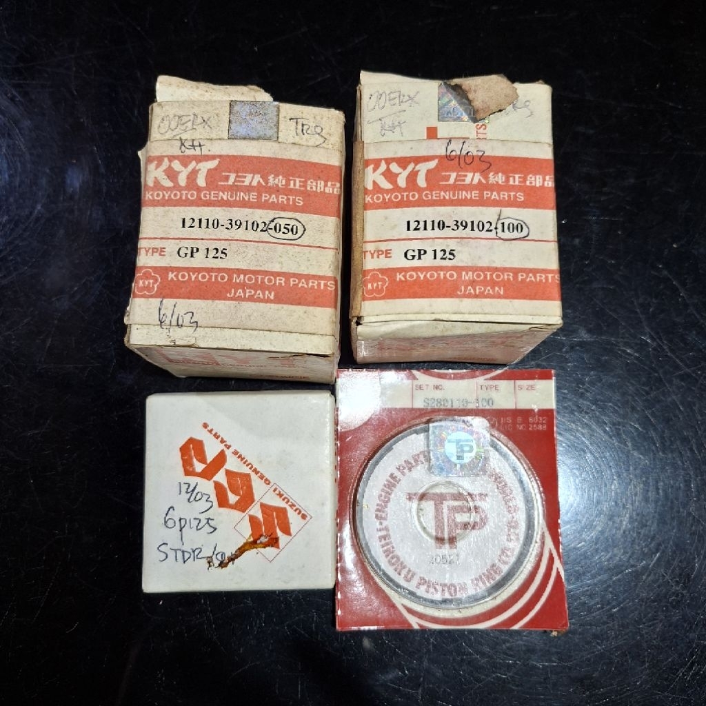 Piston Ring GP125 TRS os std 0.50 50 1.00 100 Koyoto Suzuki