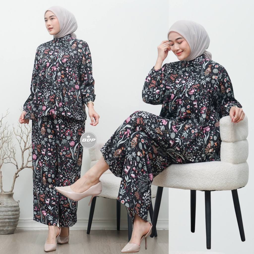 Dianputri CIKA Oneset Wanita Rayon Busui Kancing Depan | Setelan Wanita Kekinian