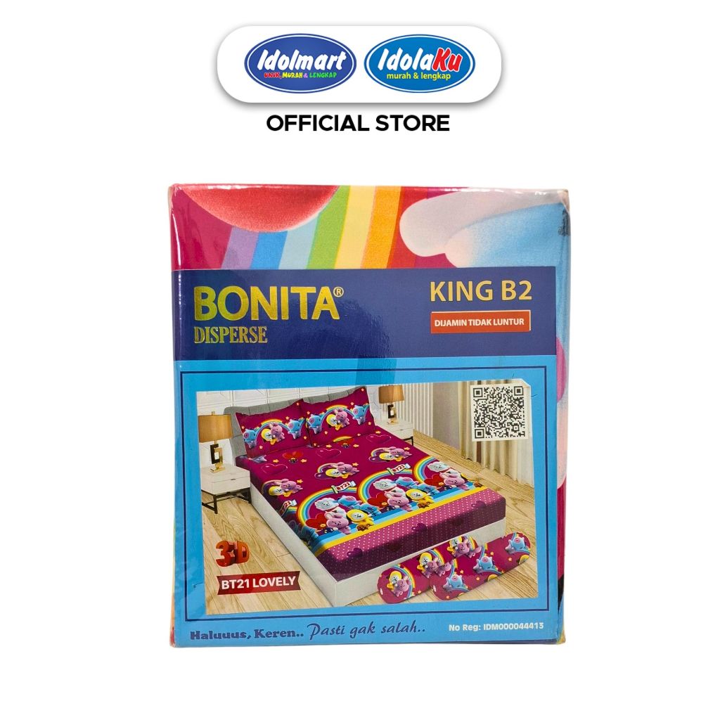 IDOLMART Sprei Bonita Karakter 180x200