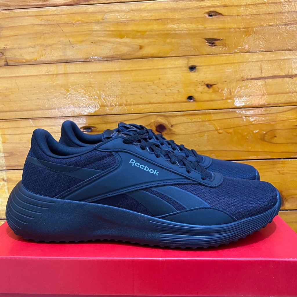 ONLY SIZE 43 SEPATU REEBOK ORIGINAL PRIA COD TERBARU REEBOK LITE 4 100074894 MONOBLACK FULLBLACK SEK