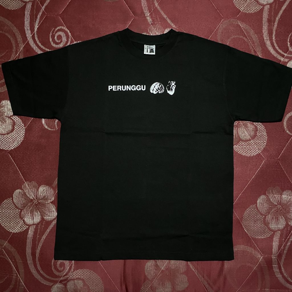 Official Merch Perunggu "Akal dan Hati Nurani" Tshirt - Black