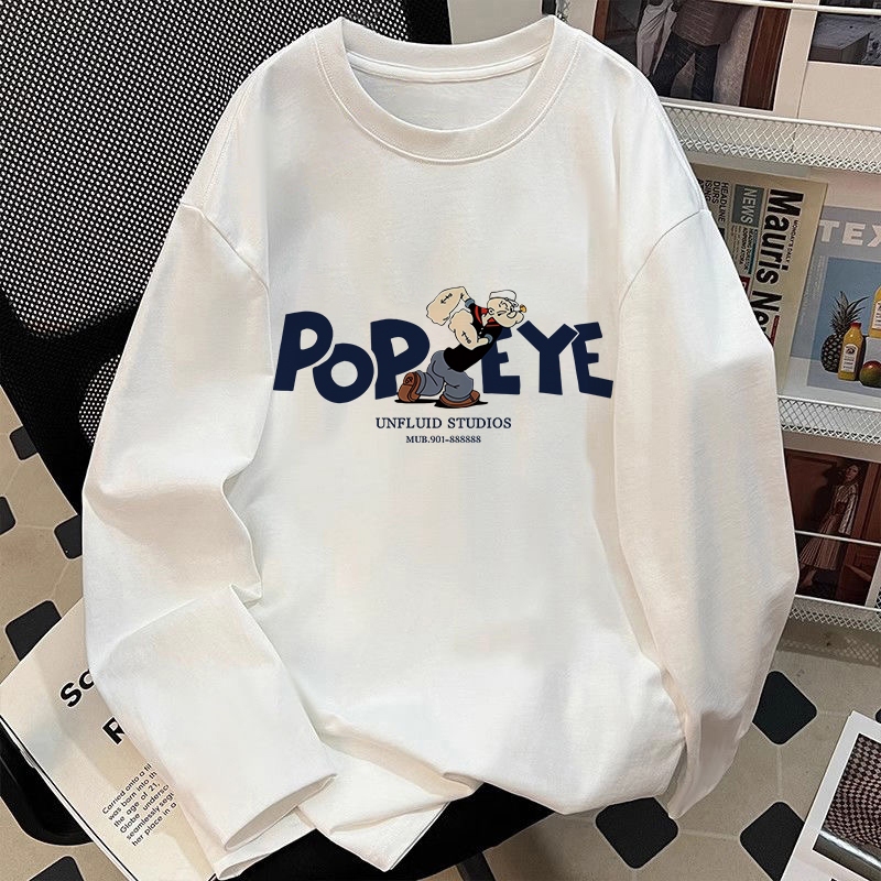 Butik Bebas Masalah - Kaos anime lengan panjang pria | Kaos katun crewneck oversize | Baju kaos pope