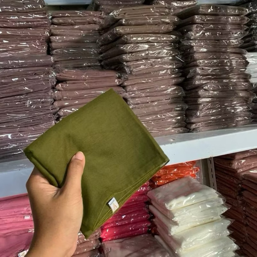 Hijab segi empat paris jadul army || Segiempat Army || Paris Jadul Warna army || Hijab army || Paris