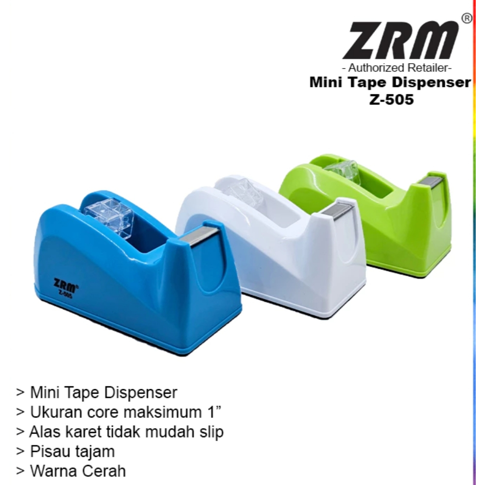TAPE DISPENSER / ALAT POTONG ISOLASI KECIL ZRM Z-505P