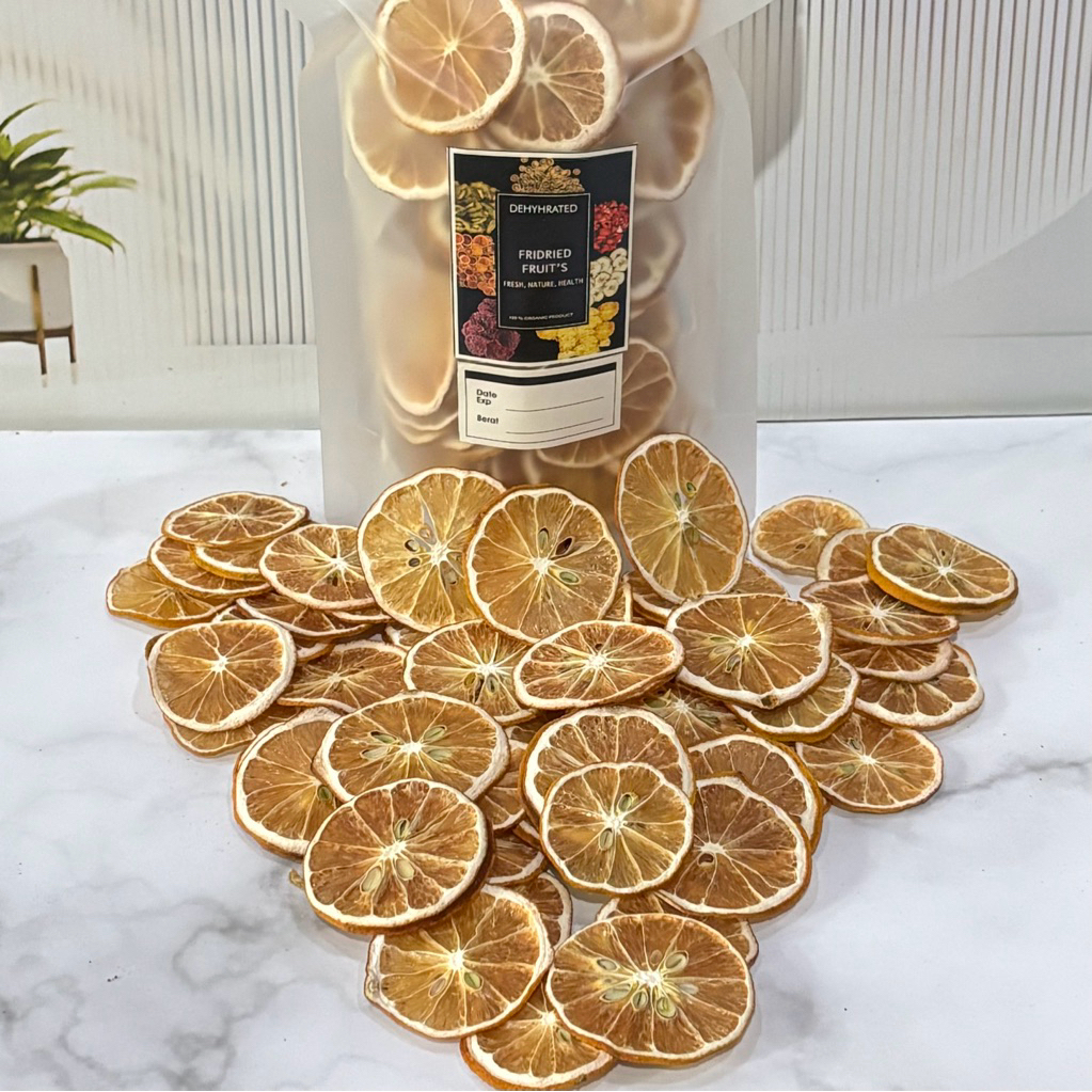 Lemon kering Dry Lemon Lemon lokal kering Dehydrated Lemon Dehydrated Lemon Slice Garnish Lemon Drie