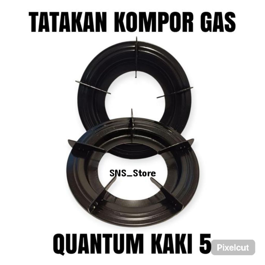 PAKET HEMAT 2 PCS TATAKAN KOMPOR GAS QUANTUM/DUDUKAN KOMPOR KAKI 5/QUANTUM