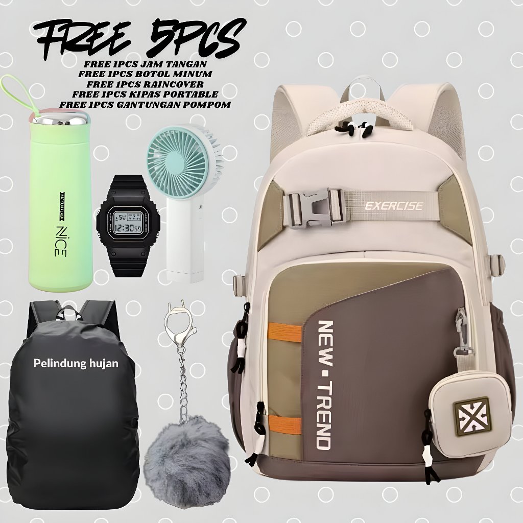 TERBARU TAS SEKOLAH NEW-TREND TAS SEKOLAH CEWEK/COWOK TAS SEKOLAH BACKPACK SD SMP SMA TAS SEKOLAH