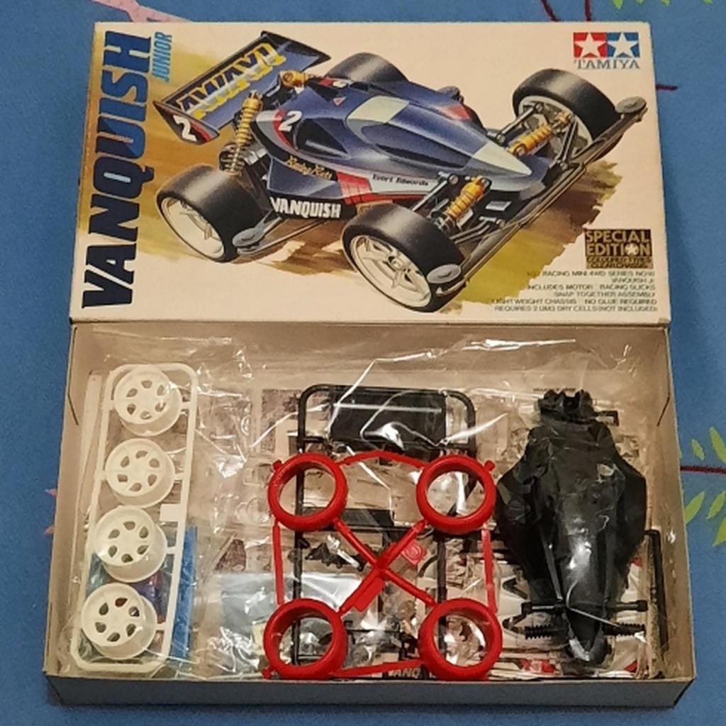 Tamiya vanquish jr clear chassis mij usa market only