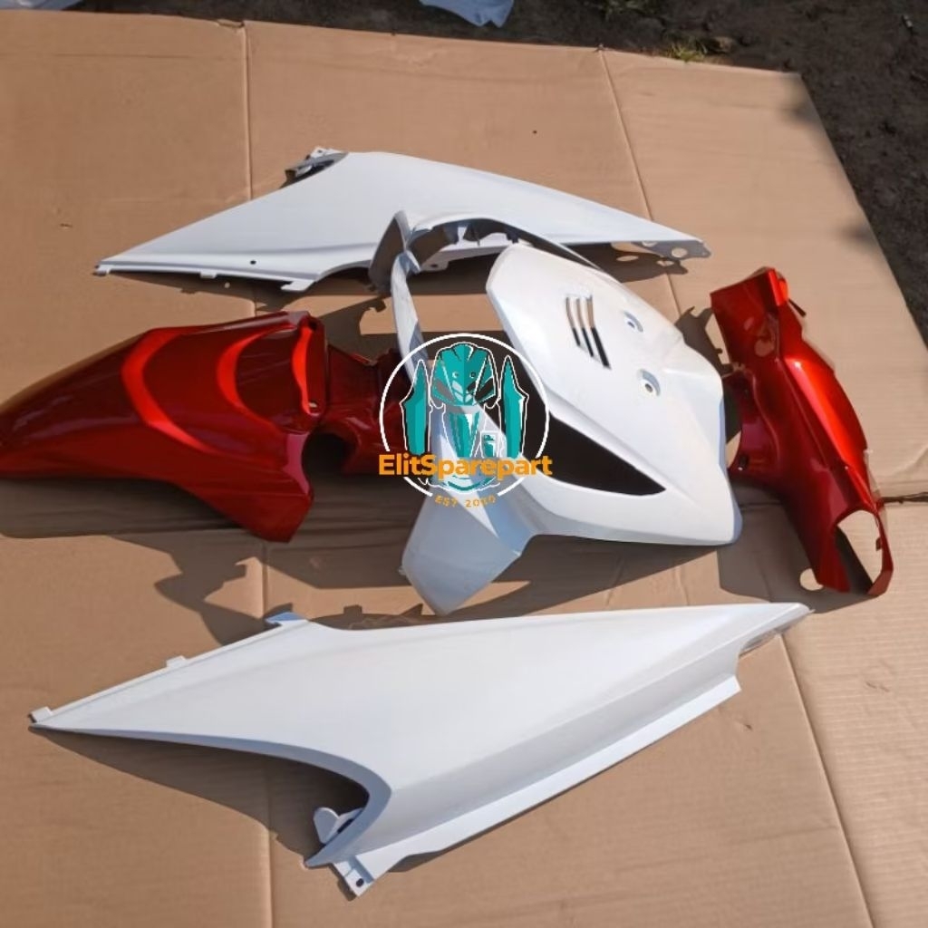 Full Body Alus Beat Karbu warna merah putih original