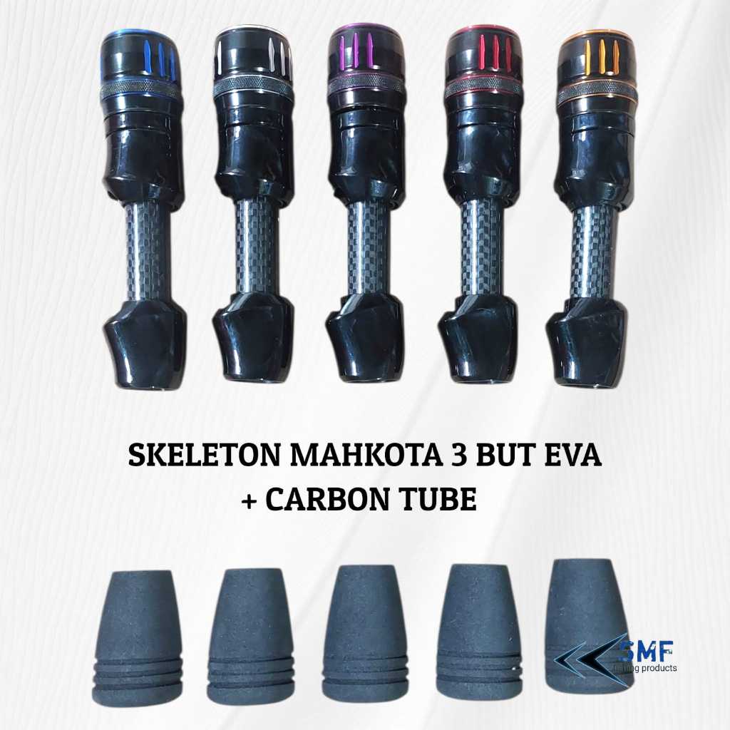 REEL SEAT SKELETON MAHKOTA 3 BUT EVA / CUSTOM MICRO FISHING