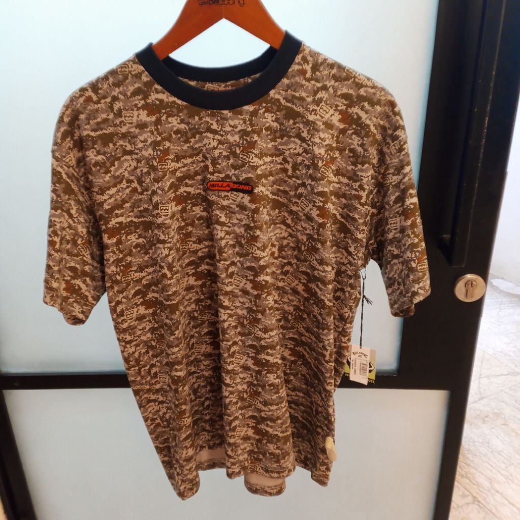 Baju Kaos Billabong Pria Original Camo