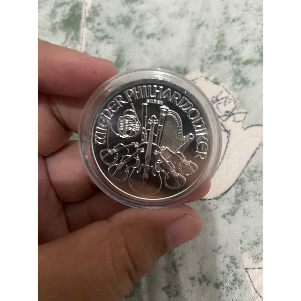 Koin Perak Batangan Austrian Philarmonic 2011 1 Oz