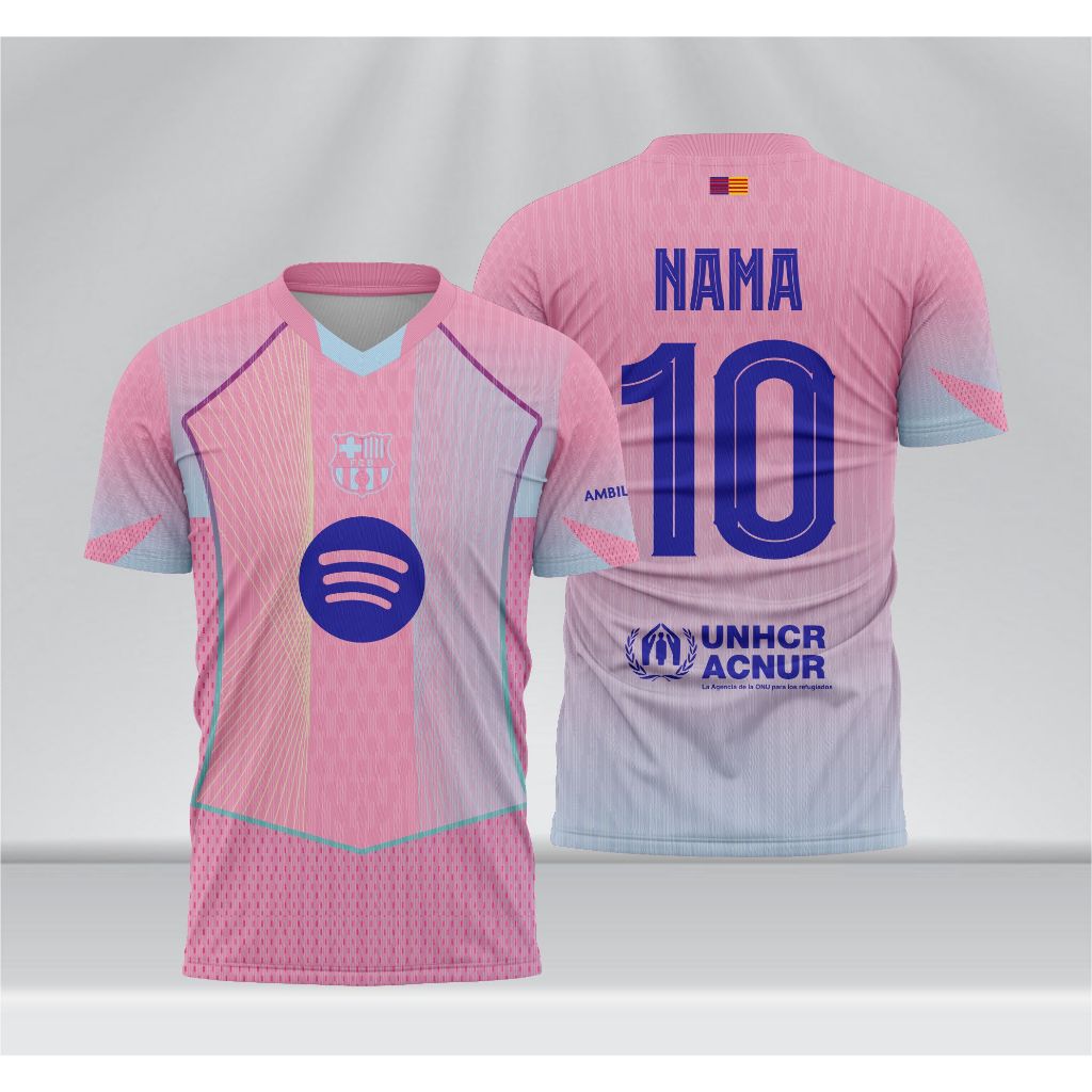 Jersey Barcelona BARCA Pink 2025 2026 Full Printing