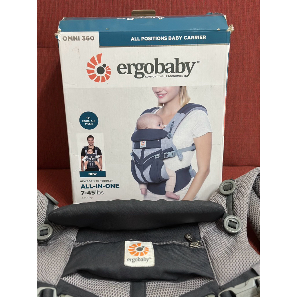 (Preloved) Ergobaby Omni 360 Carbon Grey Original