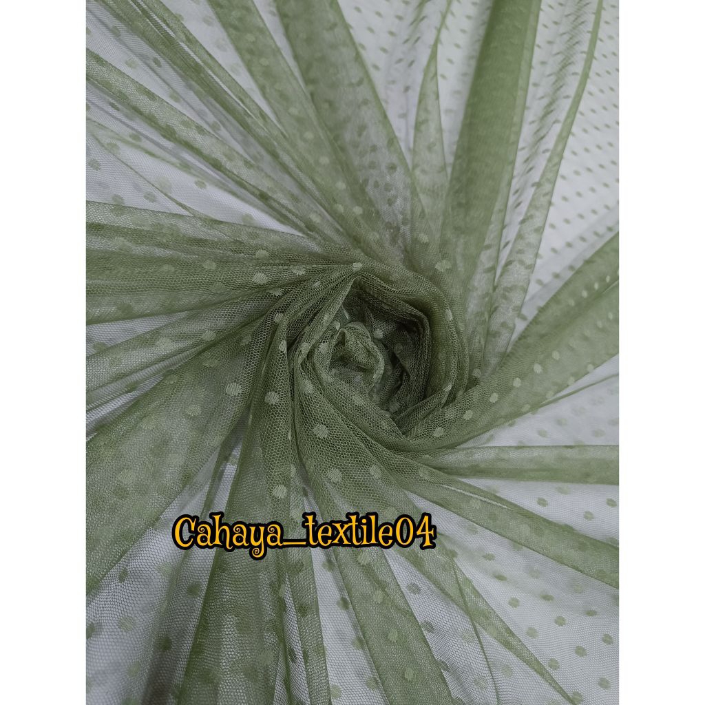 Kain Tile Polkadot / Tile Bintik/ Harga per setengah meter