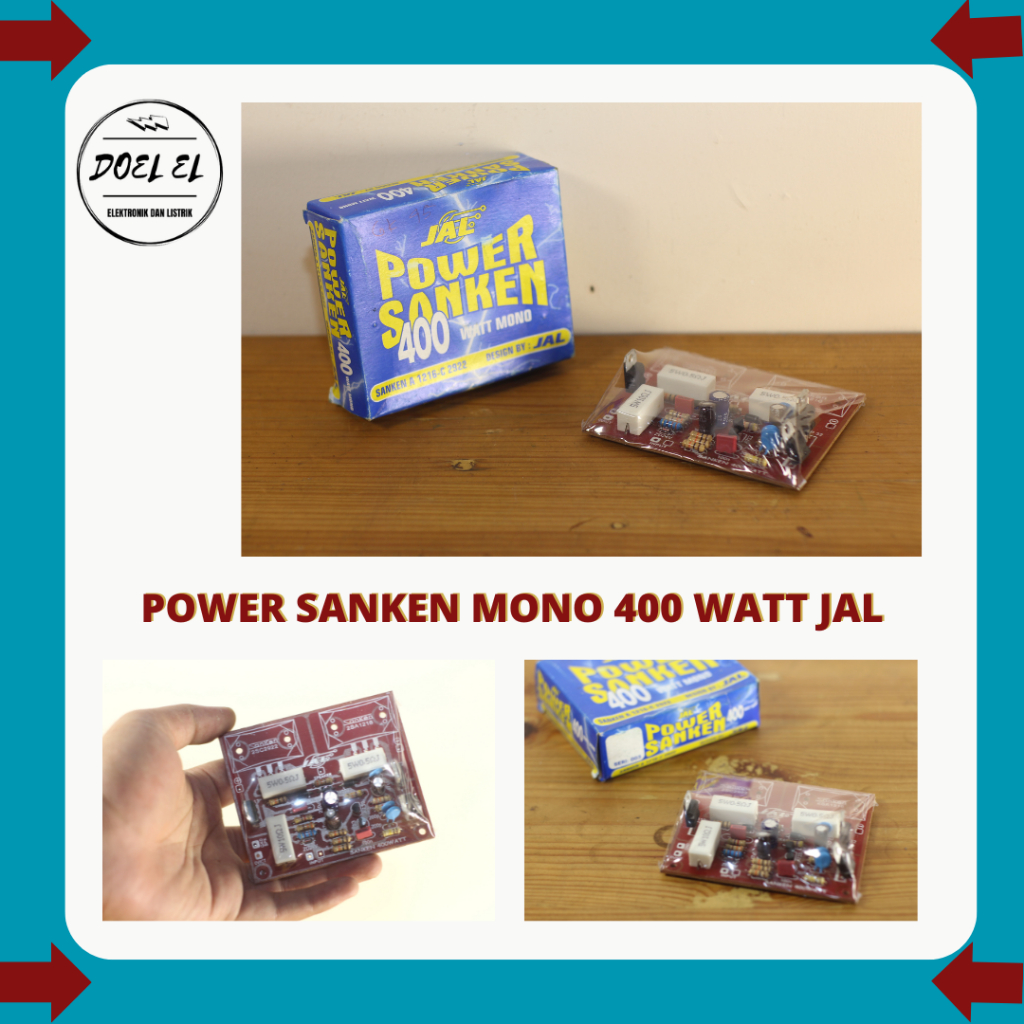 KIT AUDIO  POWER SANKEN MONO 400 WATT JAL
