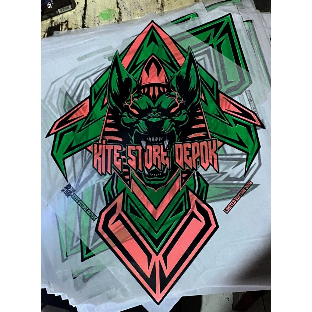 Kertas layangan sukhoi 3 warna