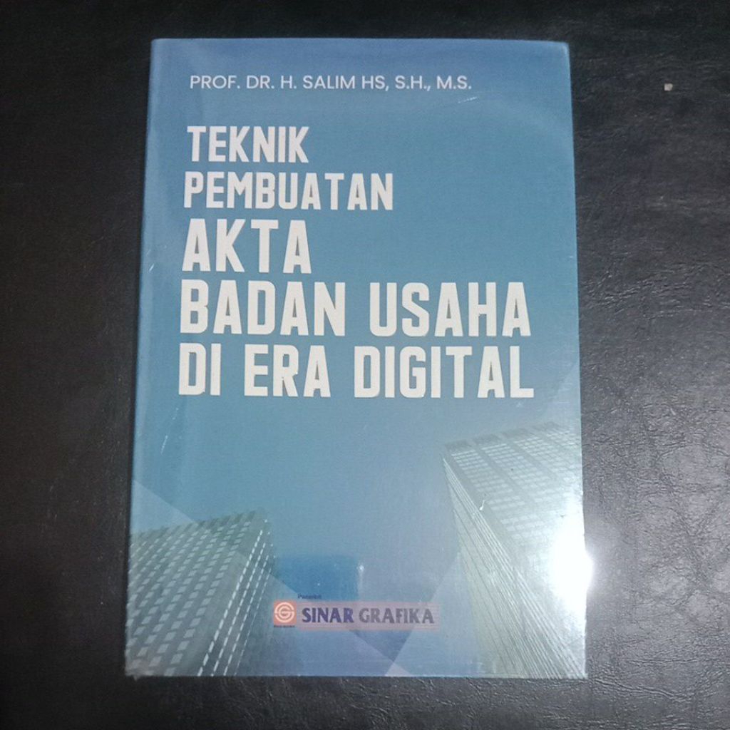 original buku teknik pembuatan akta badan usaha di era digital