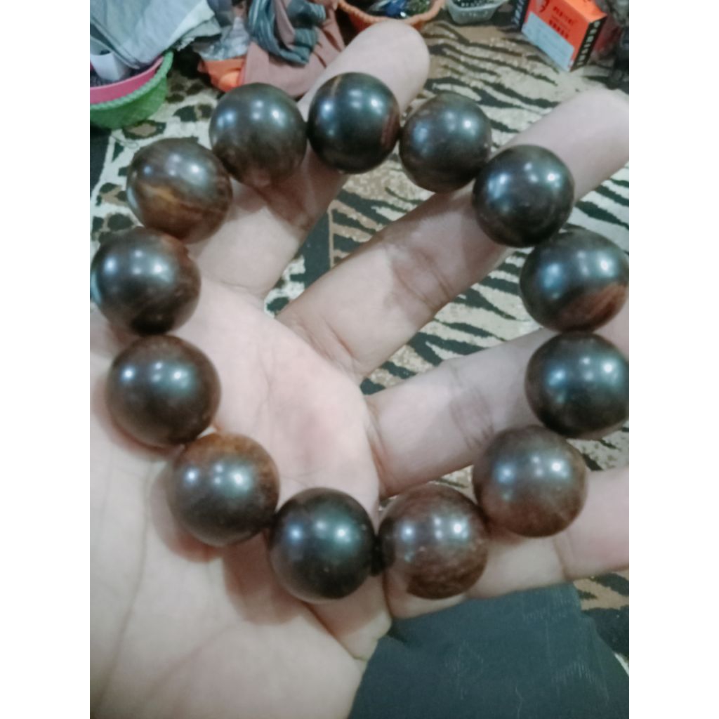 gelang gaharu super hitam asli original