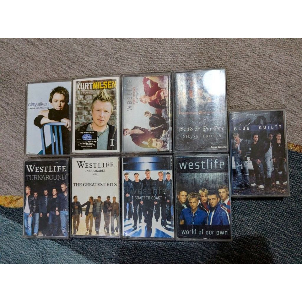 Kaset Pita Westlife Kurt Nilsen Clay Aiken PL Second