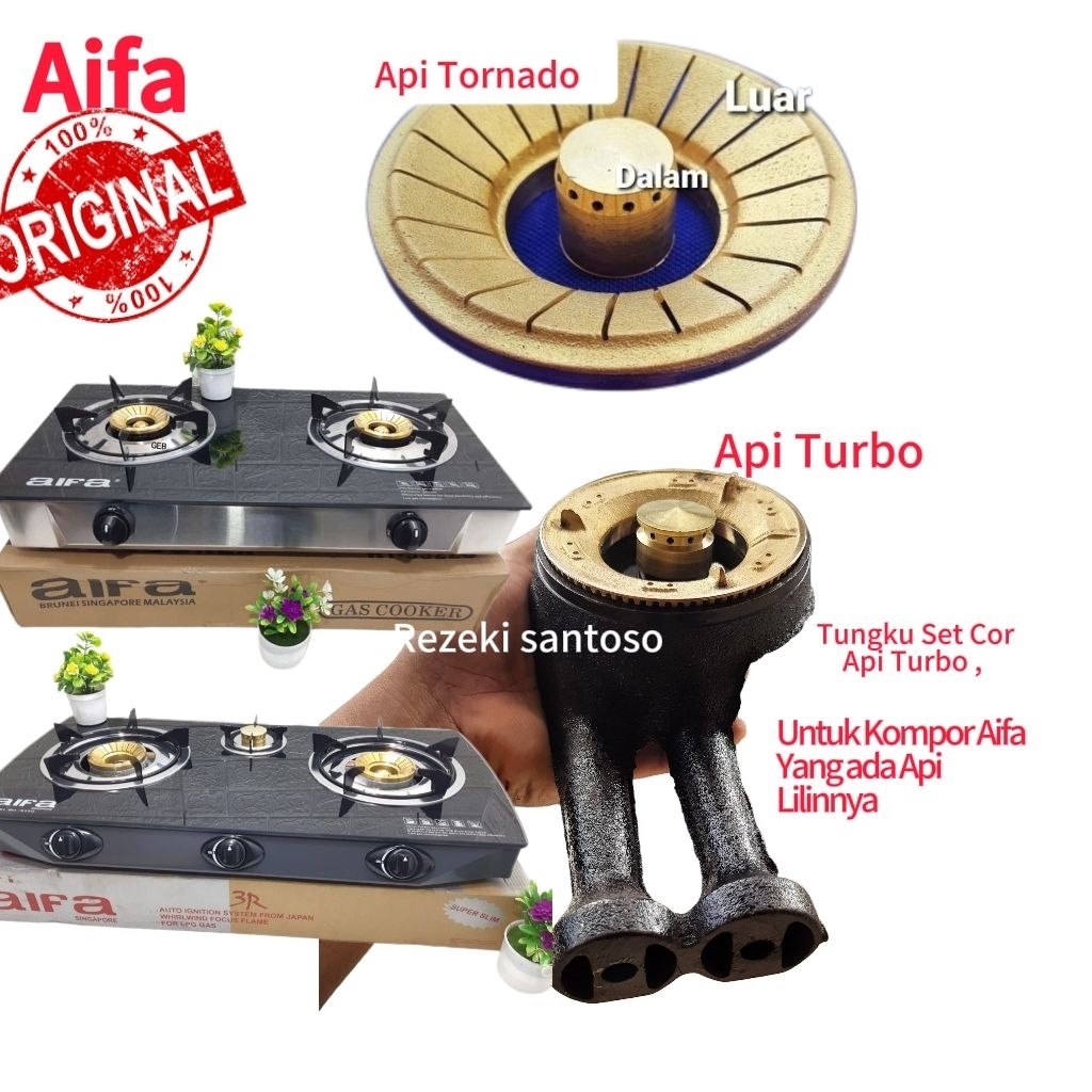 Kompor Aifa - burner Kompor Aifa - Kuningan Kompor Aifa - Spare part Kompor Gas Aifa - Burner kompor