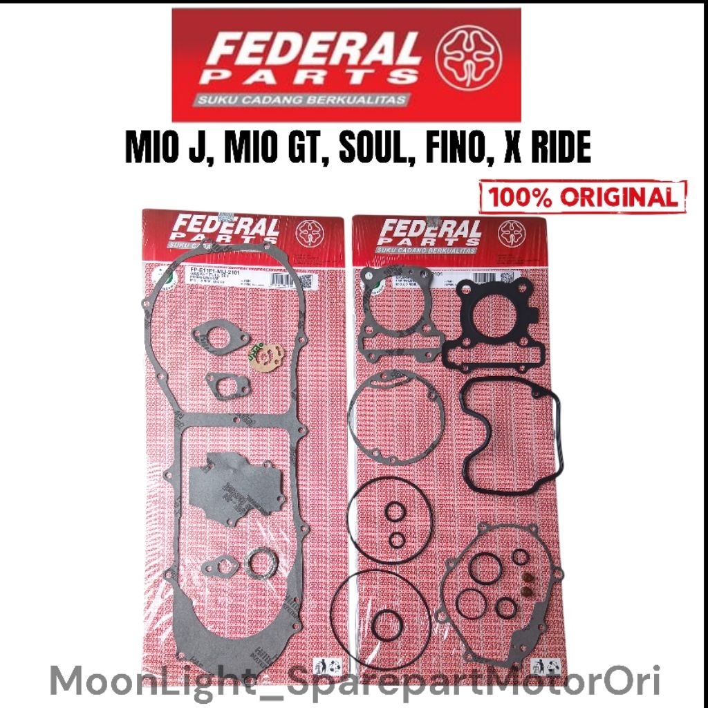 PAKING FULL SET CVT MIO J MIO GT SOUL GT 115 FINO FI XRIDE 115 ORI ORIGINAL FEDERAL FP-E11FI-MIJ