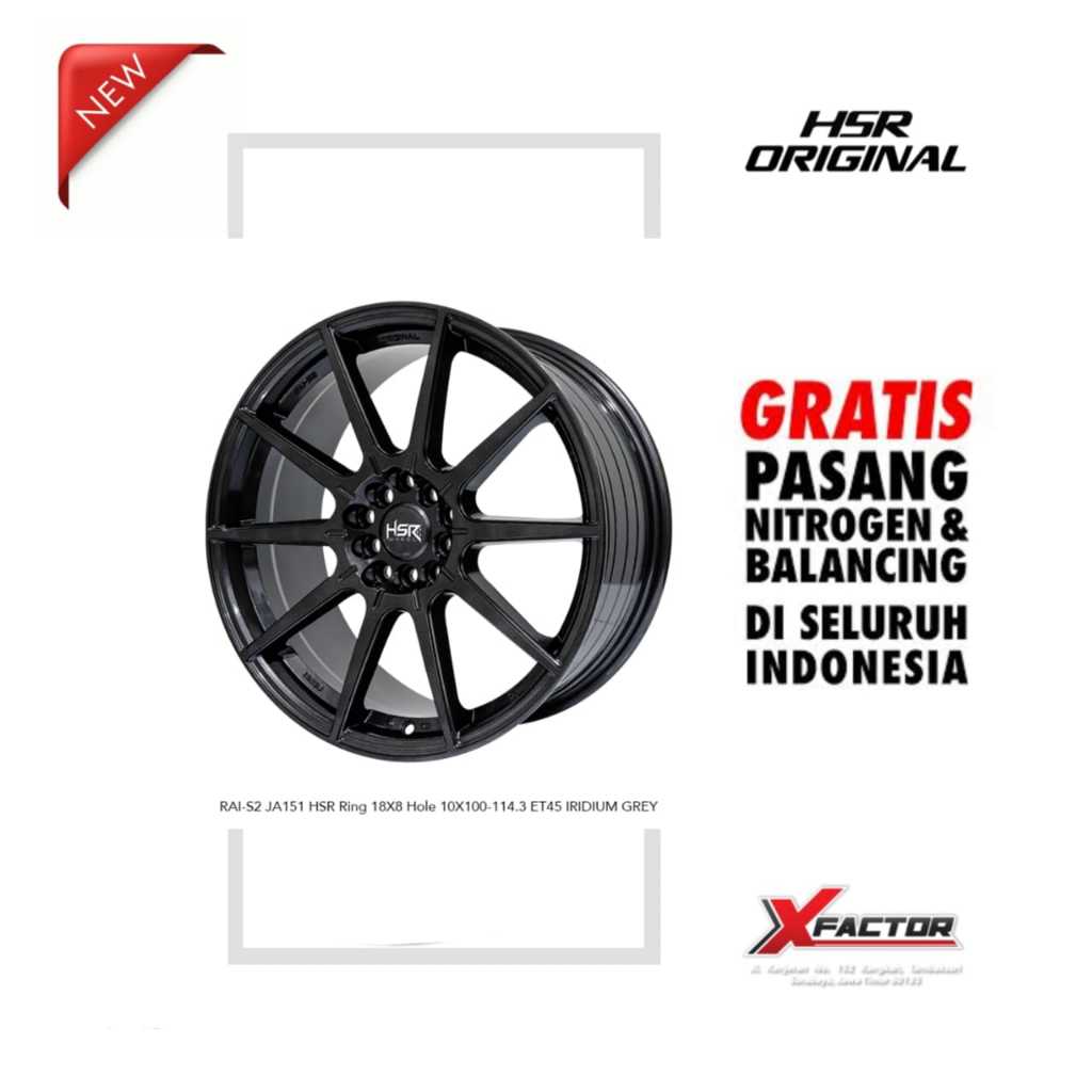 VELG MOBIL R18 HSR R18 RAI-S2 R18X8 H 5X100 - 5X114,3 ET45