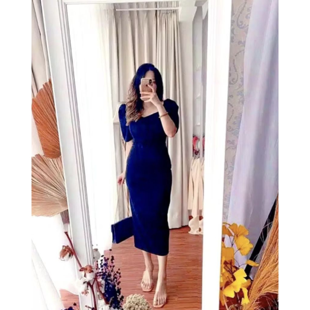 Nany dress span scuba premium